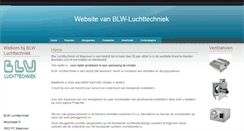 Desktop Screenshot of blw-luchttechniek.nl