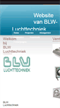 Mobile Screenshot of blw-luchttechniek.nl